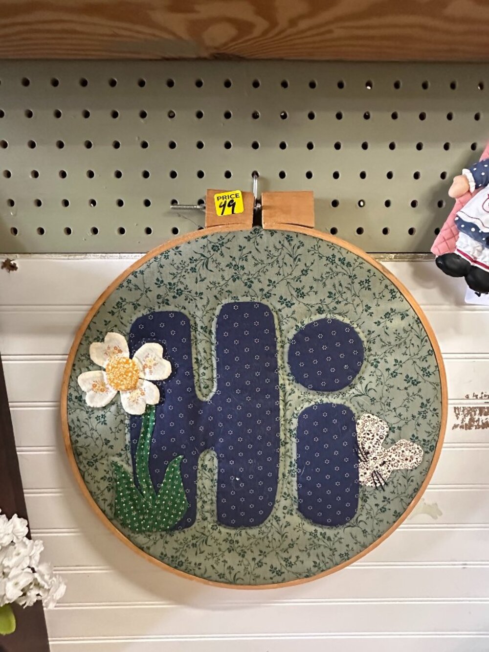 Handsewn wall decor